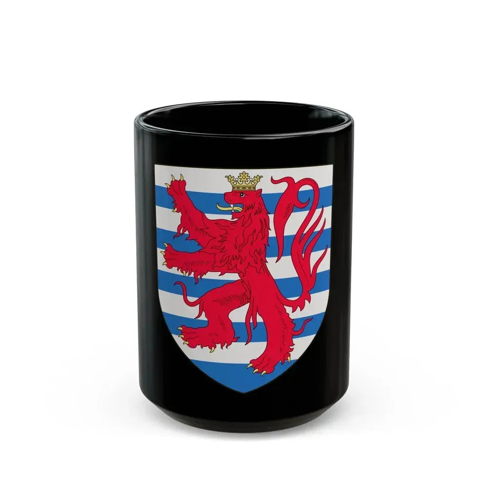 Arms of the Count of Luxembourg - Black Coffee Mug 15oz - Go Mug Yourself