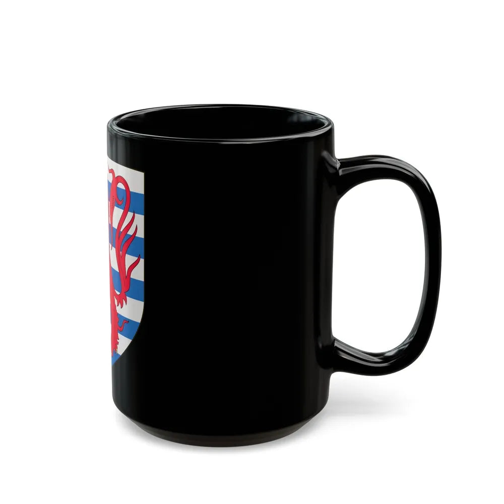 Arms of the Count of Luxembourg - Black Coffee Mug-Go Mug Yourself