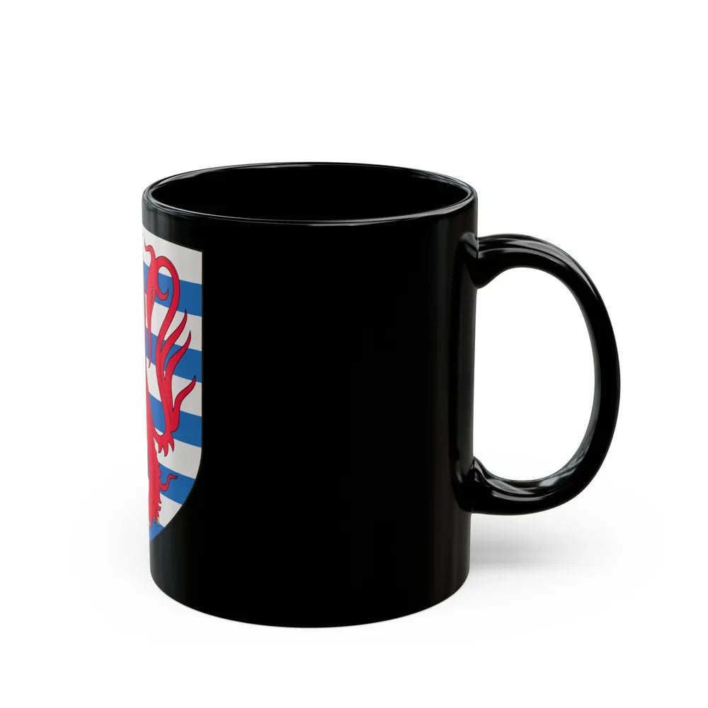 Arms of the Count of Luxembourg - Black Coffee Mug-Go Mug Yourself