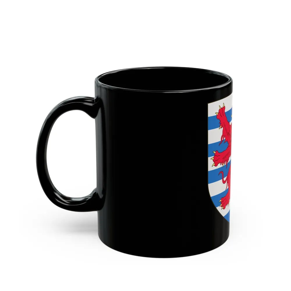 Arms of the Count of Luxembourg - Black Coffee Mug-Go Mug Yourself