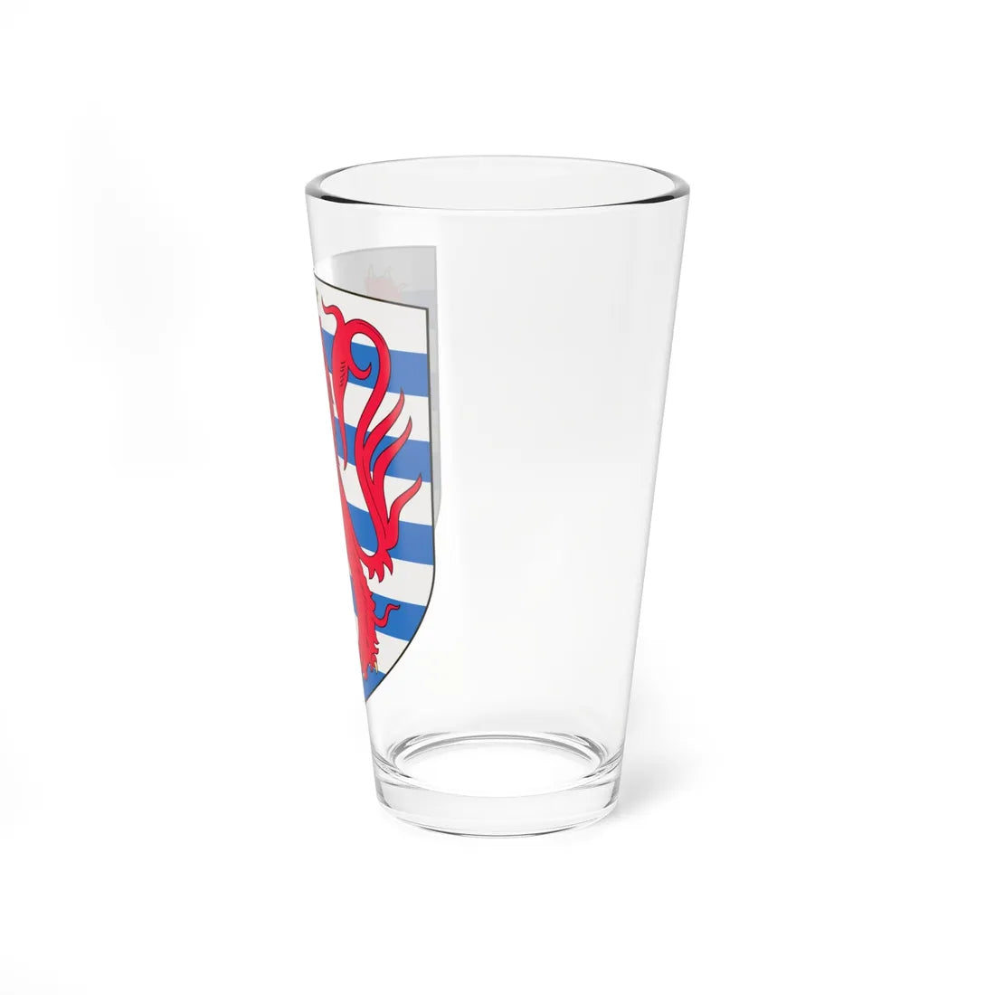Arms of the Count of Luxembourg (Luxembourg) (Coat of Arms) Pint Glass 16oz - Go Mug Yourself
