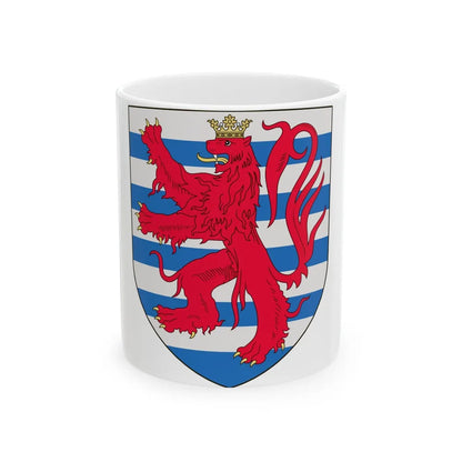 Arms of the Count of Luxembourg - White Coffee Mug-11oz-Go Mug Yourself