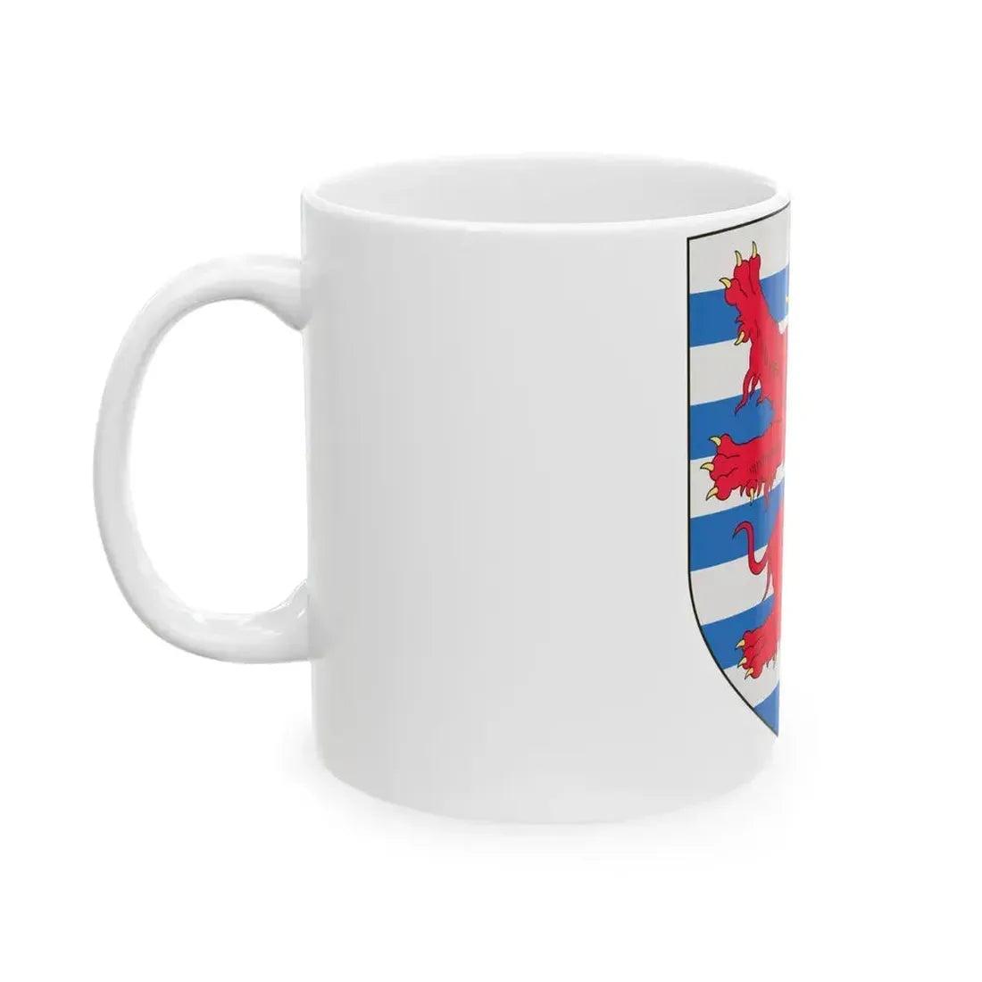 Arms of the Count of Luxembourg - White Coffee Mug - Go Mug Yourself
