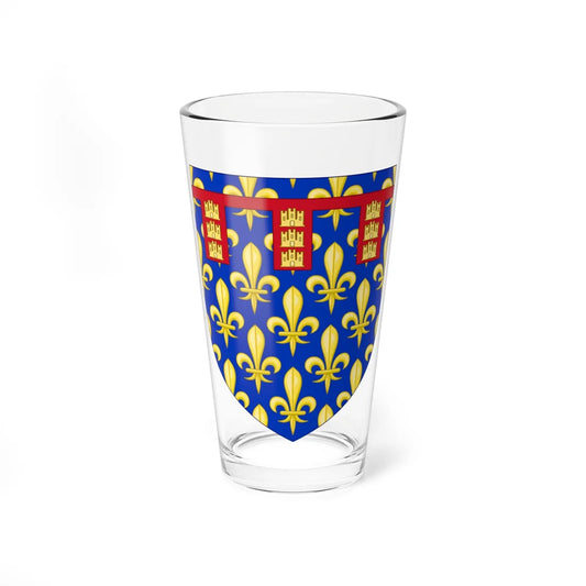 Arms of the County of Artois (Spain) (Coat of Arms) Pint Glass 16oz 16oz - Go Mug Yourself