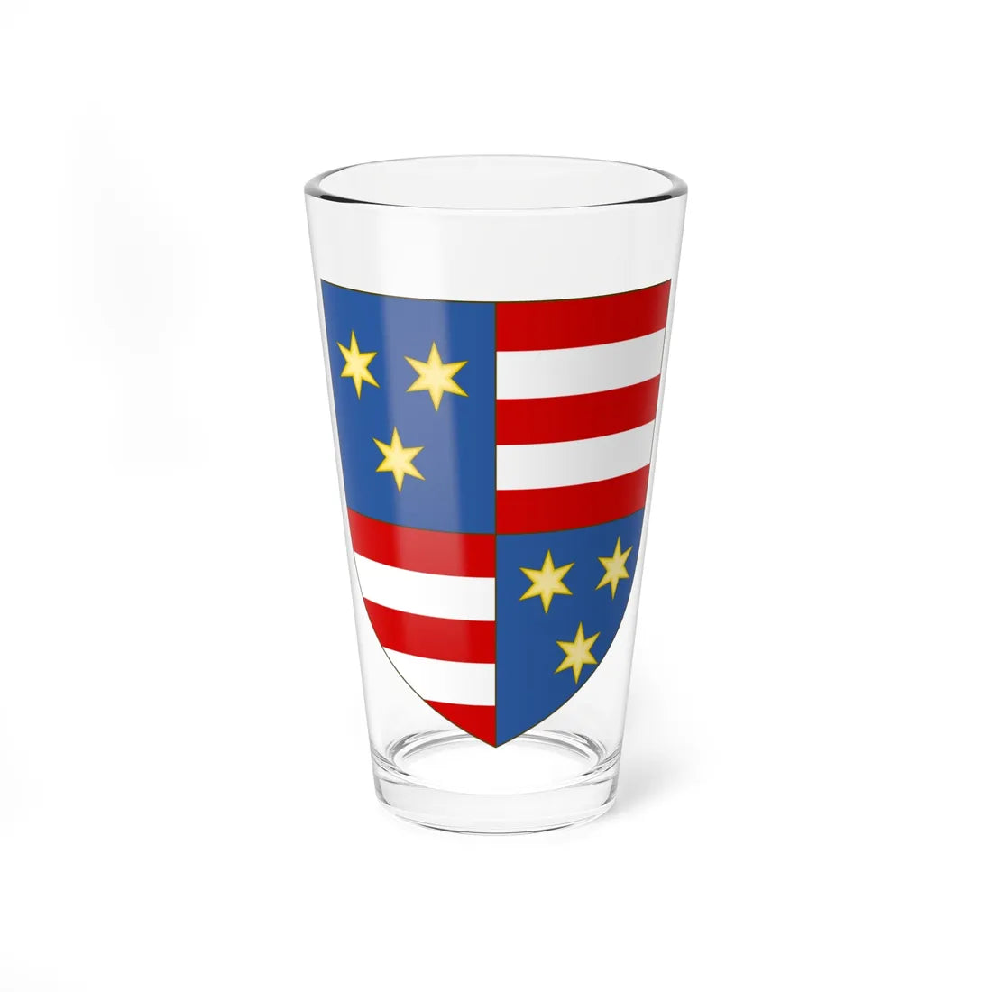 Arms of the County of Celje (Slovenia) (Coat of Arms) Pint Glass 16oz 16oz - Go Mug Yourself