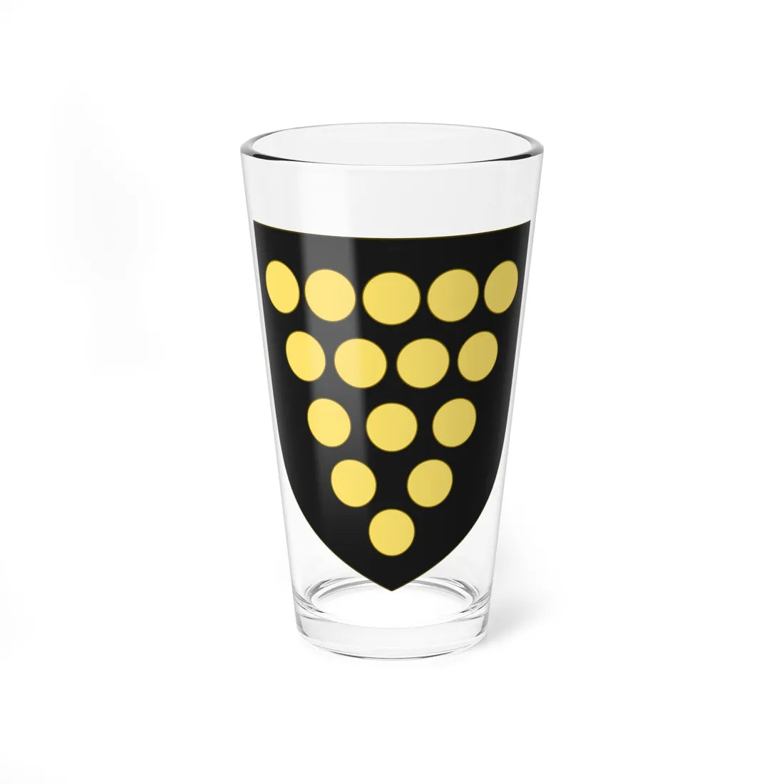 Arms of the Duchy of Cornwall Variant 1 (United Kingdom) (Coat of Arms) Pint Glass 16oz 16oz - Go Mug Yourself