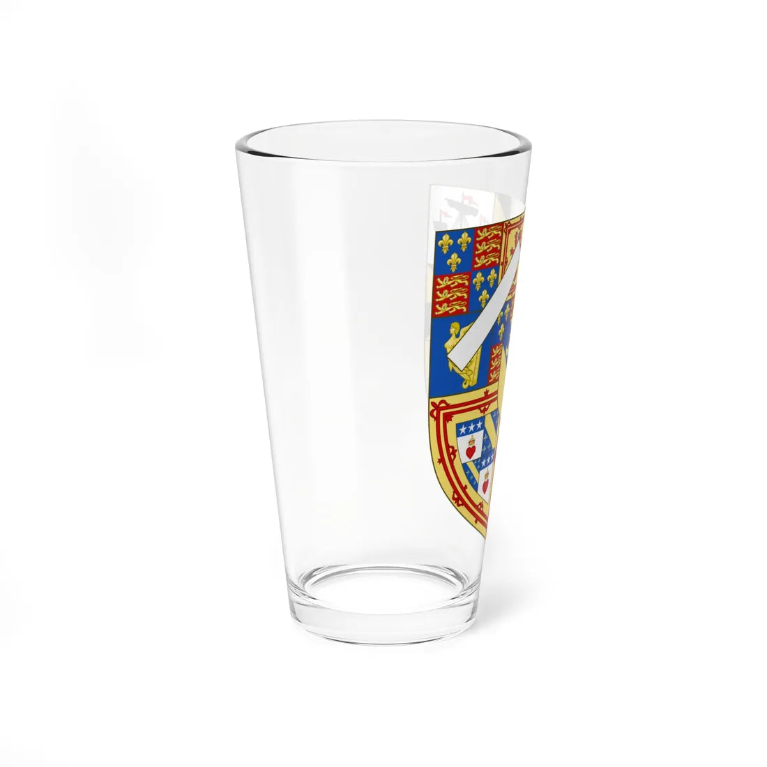 Arms of the Duke of Buccleuch (Scotland) (Coat of Arms) Pint Glass 16oz - Go Mug Yourself