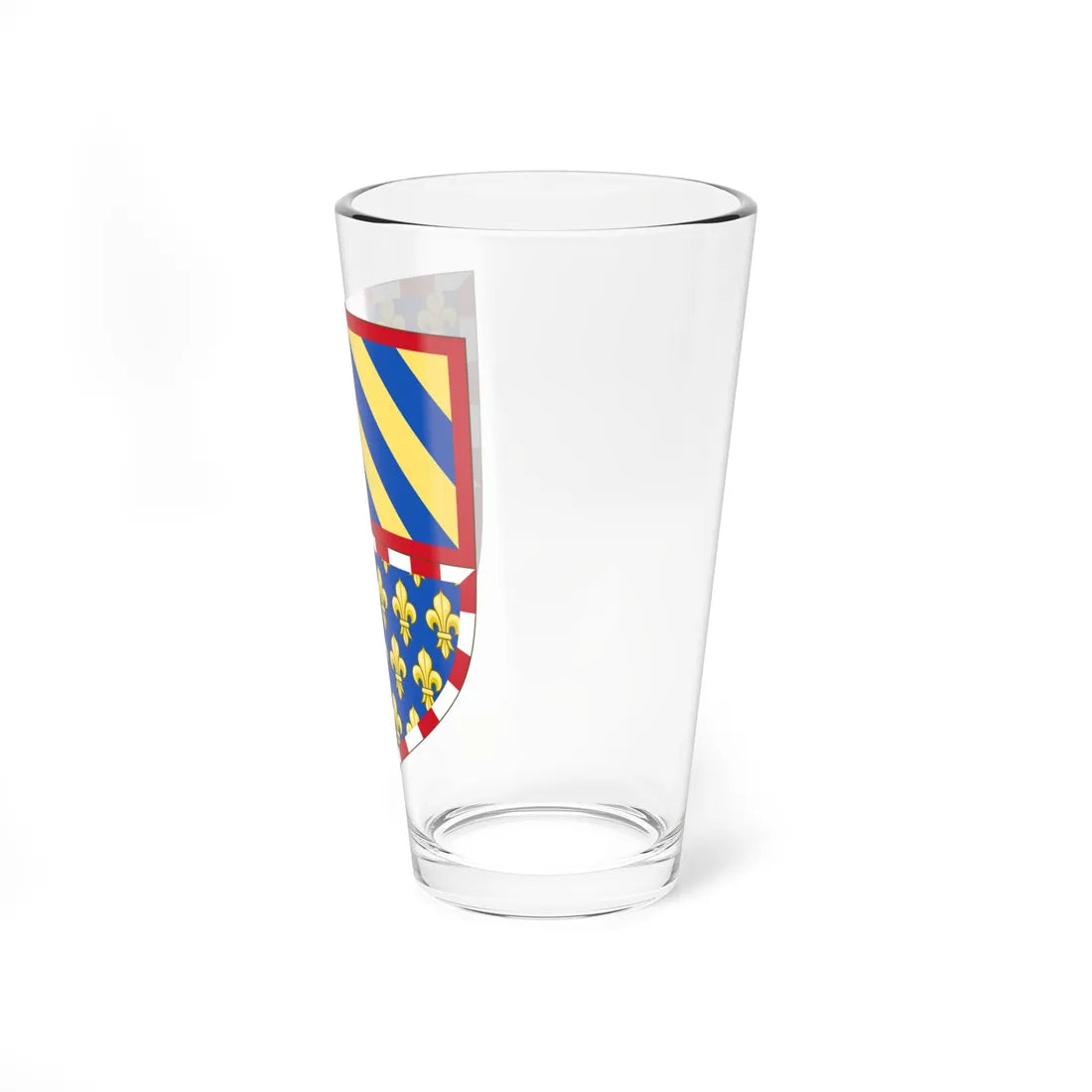 Arms of the Duke of Burgundy 1364-1404 (Spain) (Coat of Arms) Pint Glass 16oz - Go Mug Yourself