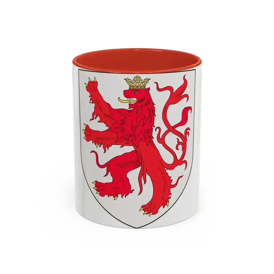 Arms of the Duke of Limburg - Accent Coffee Mug 11oz Red - Go Mug Yourself