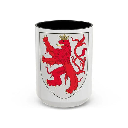 Arms of the Duke of Limburg - Accent Coffee Mug 15oz Black - Go Mug Yourself