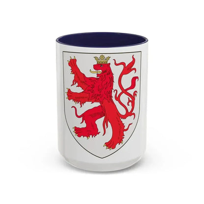 Arms of the Duke of Limburg - Accent Coffee Mug 15oz Navy - Go Mug Yourself