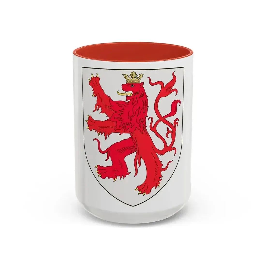 Arms of the Duke of Limburg - Accent Coffee Mug 15oz Red - Go Mug Yourself