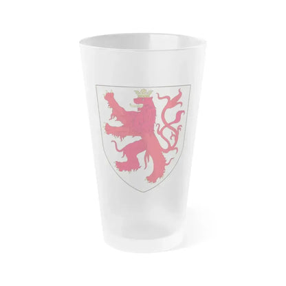 Arms of the Duke of Limburg - Frosted Pint Glass 16oz 16oz Frosted - Go Mug Yourself