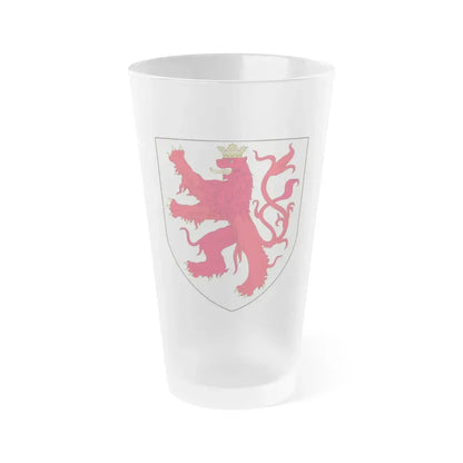 Arms of the Duke of Limburg - Frosted Pint Glass 16oz - Go Mug Yourself