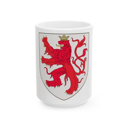 Arms of the Duke of Limburg - White Coffee Mug-15oz-Go Mug Yourself