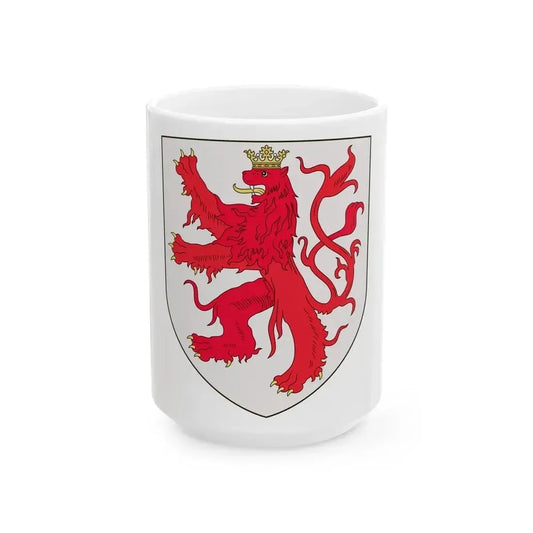 Arms of the Duke of Limburg - White Coffee Mug 15oz - Go Mug Yourself