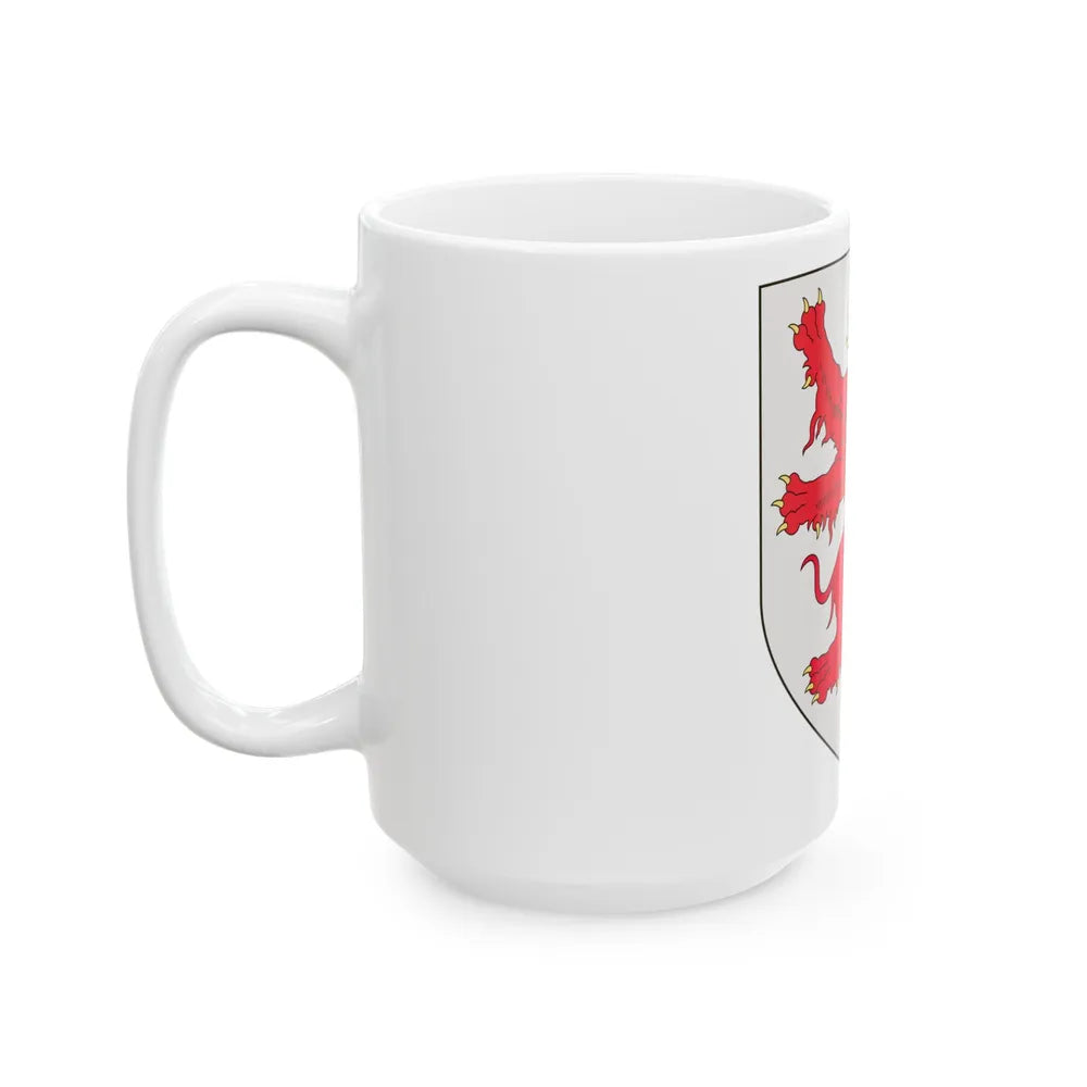 Arms of the Duke of Limburg - White Coffee Mug-Go Mug Yourself