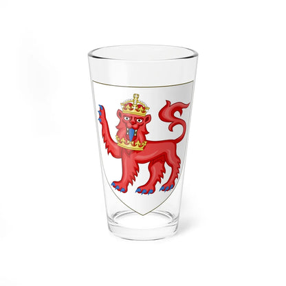 Arms of the Earl of Airlie (Scotland) (Coat of Arms) Pint Glass 16oz 16oz - Go Mug Yourself