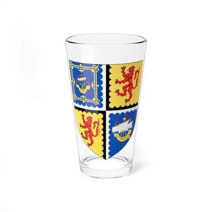 Arms of the Earl of Caithness (Scotland) (Coat of Arms) Pint Glass 16oz 16oz - Go Mug Yourself