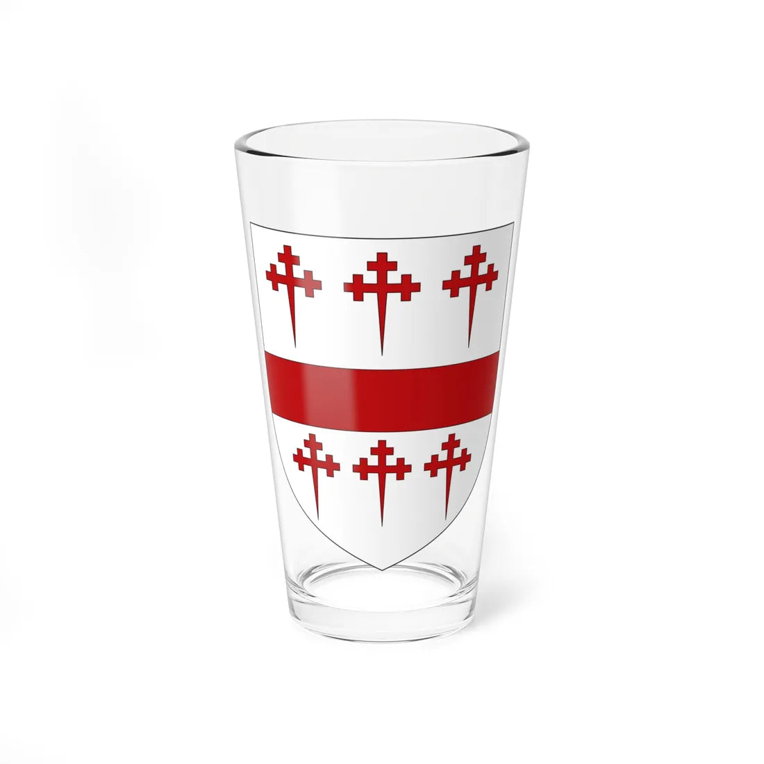 Arms of the Earl of Craven (England) (Coat of Arms) Pint Glass 16oz 16oz - Go Mug Yourself
