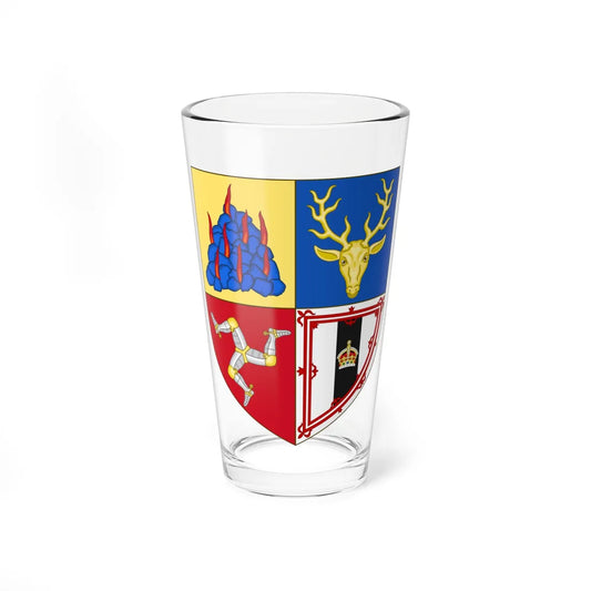 Arms of the Earl of Cromartie (Scotland) (Coat of Arms) Pint Glass 16oz 16oz - Go Mug Yourself