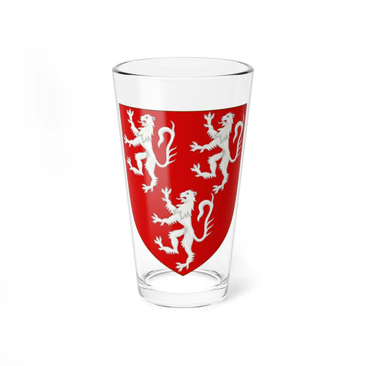 Arms of the Earl of Ross (Scotland) (Coat of Arms) Pint Glass 16oz 16oz - Go Mug Yourself