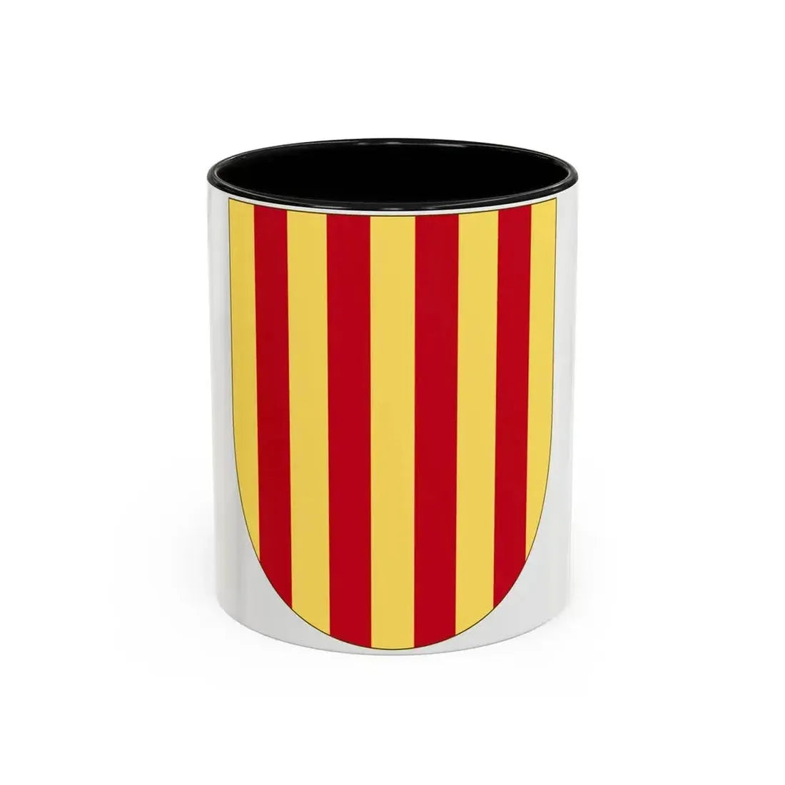 Arms of the Former Crown of Aragon - Accent Coffee Mug 11oz Black - Go Mug Yourself