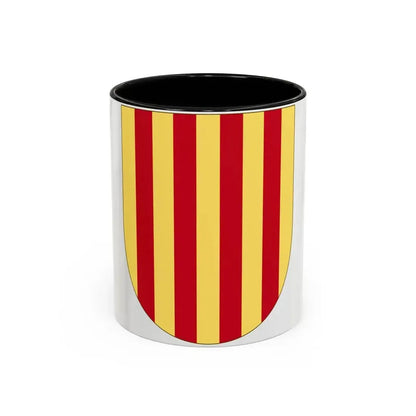 Arms of the Former Crown of Aragon - Accent Coffee Mug 11oz Black - Go Mug Yourself
