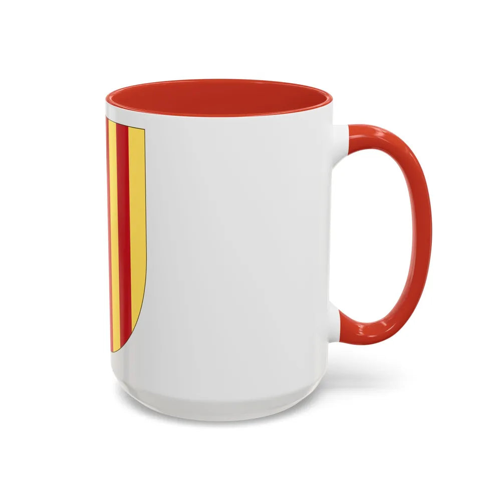 Arms of the Former Crown of Aragon - Accent Coffee Mug-Go Mug Yourself