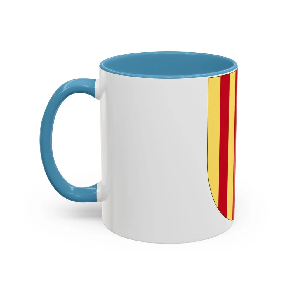 Arms of the Former Crown of Aragon - Accent Coffee Mug-Go Mug Yourself