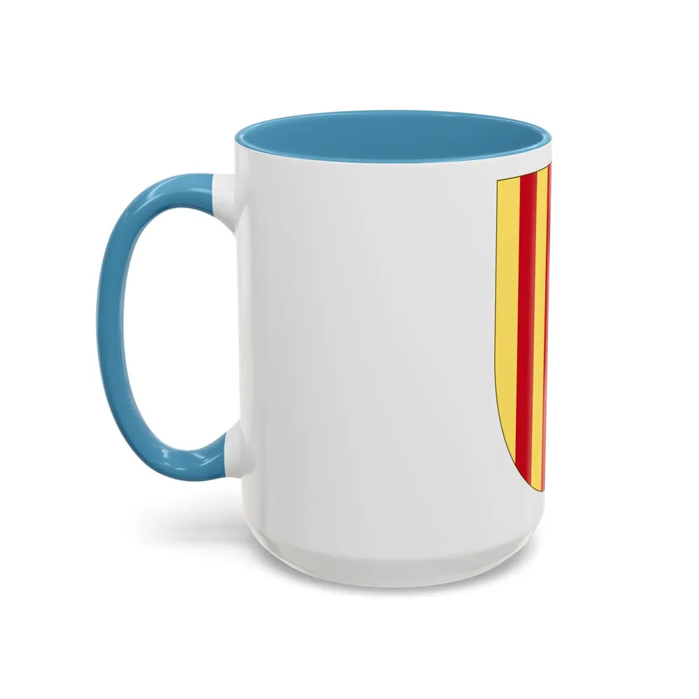 Arms of the Former Crown of Aragon - Accent Coffee Mug-Go Mug Yourself