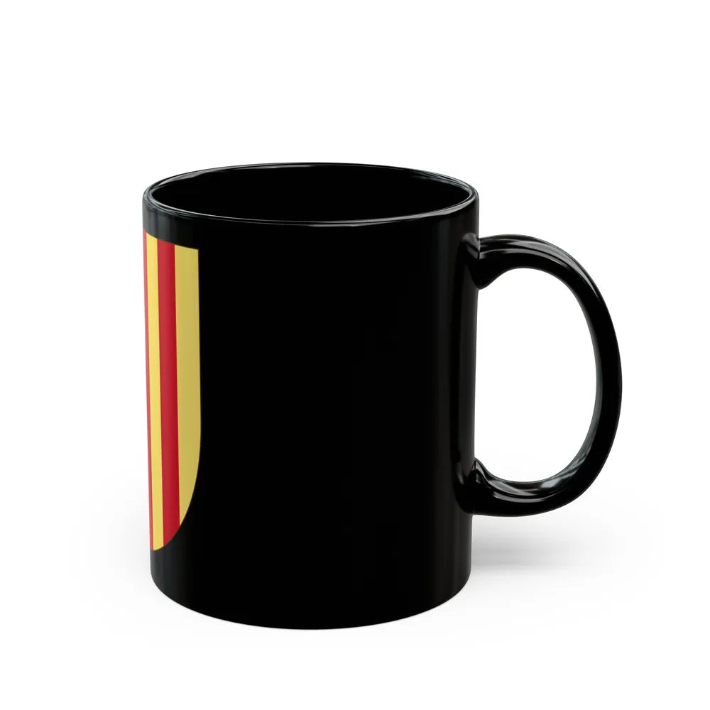 Arms of the Former Crown of Aragon - Black Coffee Mug-Go Mug Yourself