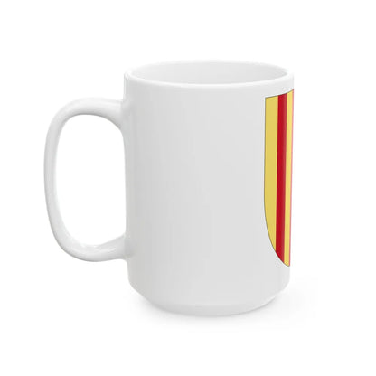 Arms of the Former Crown of Aragon - White Coffee Mug-Go Mug Yourself