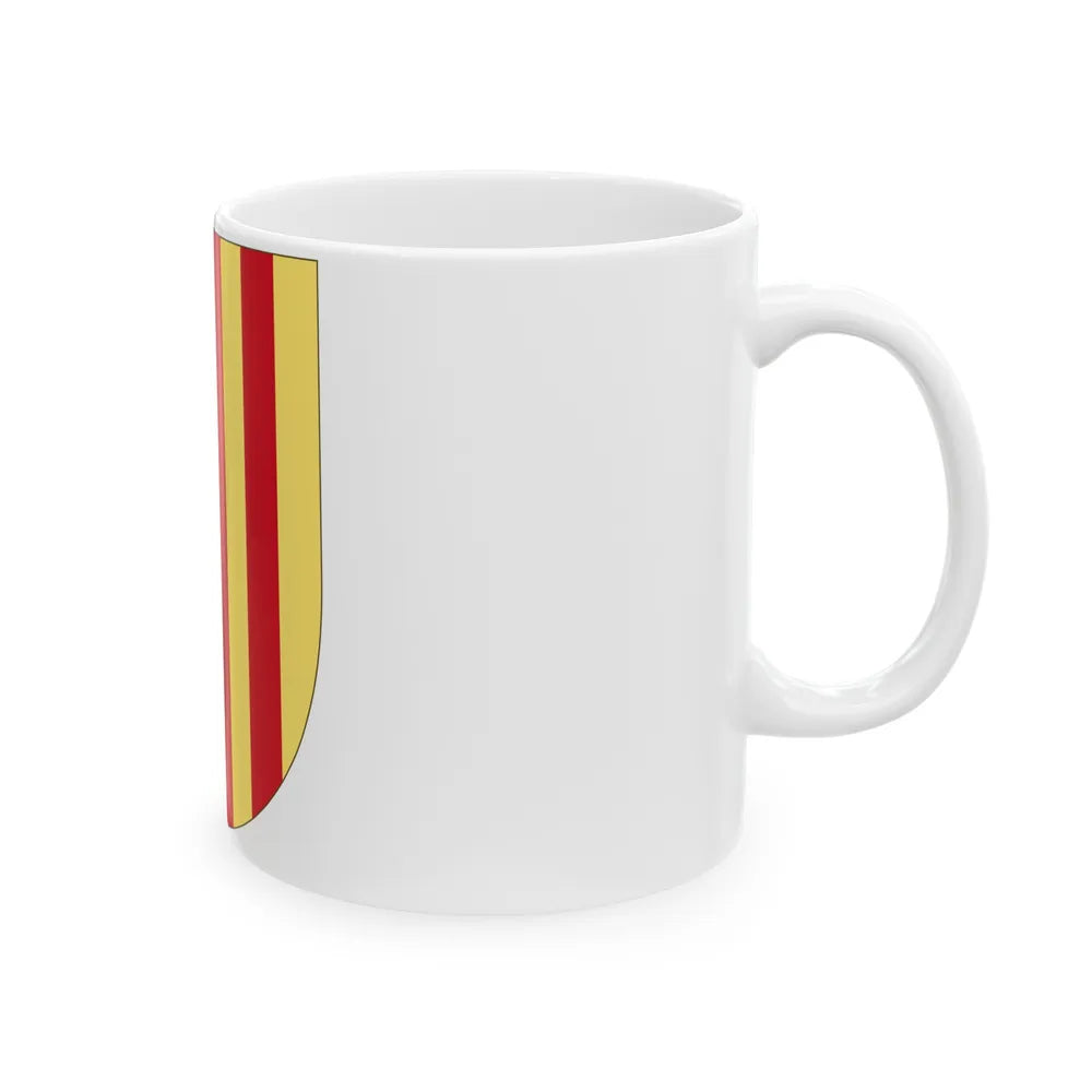 Arms of the Former Crown of Aragon - White Coffee Mug-Go Mug Yourself