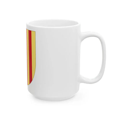 Arms of the Former Crown of Aragon - White Coffee Mug - Go Mug Yourself