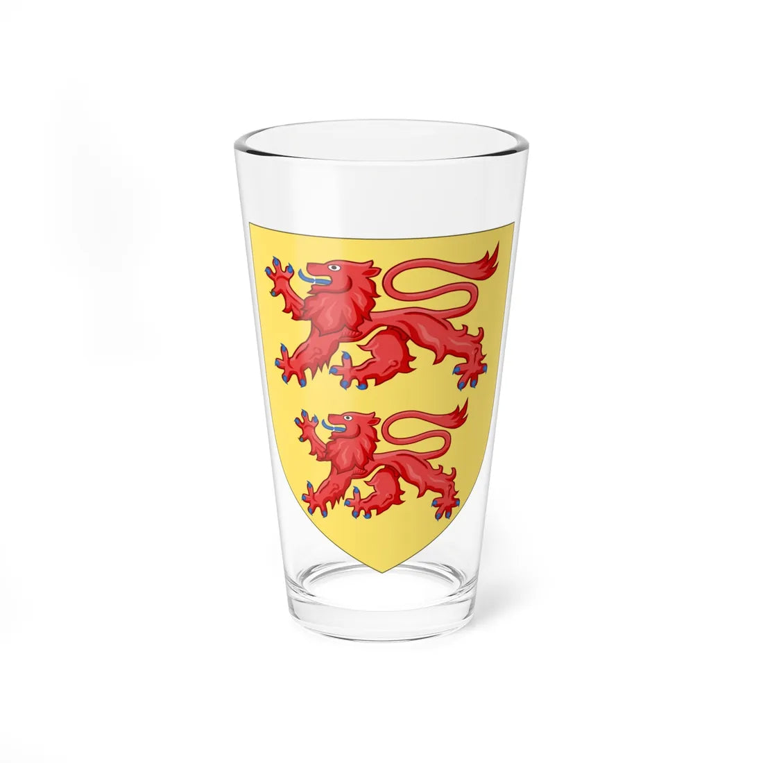 Arms of the French Department of Hautes-Pyrénées (Spain) (Coat of Arms) Pint Glass 16oz 16oz - Go Mug Yourself