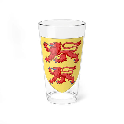 Arms of the French Department of Hautes-Pyrénées (Spain) (Coat of Arms) Pint Glass 16oz 16oz - Go Mug Yourself