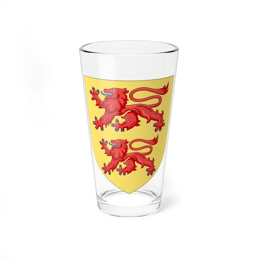 Arms of the French Department of Hautes-Pyrénées (Spain) (Coat of Arms) Pint Glass 16oz 16oz - Go Mug Yourself