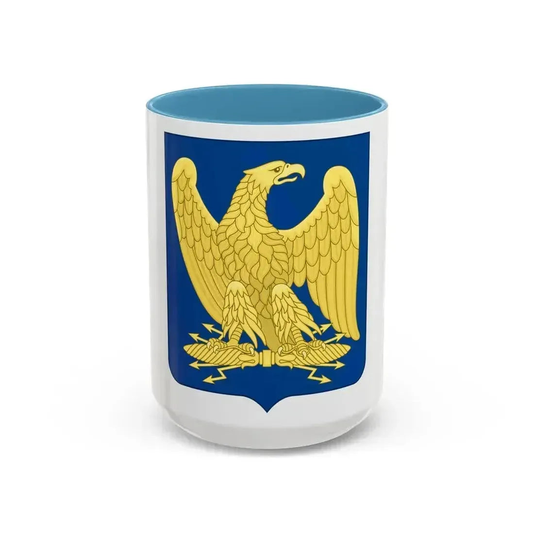 Arms of the French Empire - Accent Coffee Mug 15oz Light Blue - Go Mug Yourself