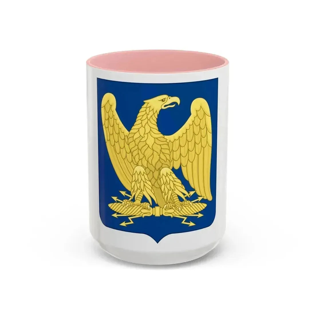 Arms of the French Empire - Accent Coffee Mug 15oz Pink - Go Mug Yourself