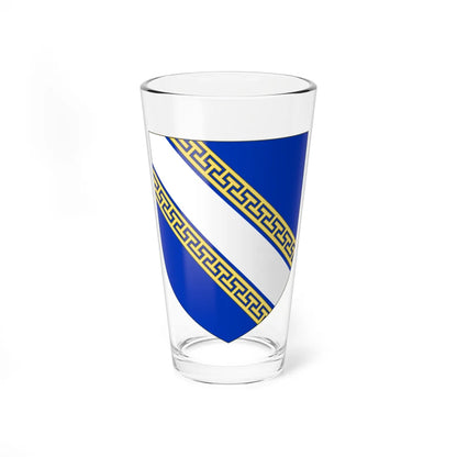 Arms of the French Region of Champagne-Ardenne (Spain) (Coat of Arms) Pint Glass 16oz 16oz - Go Mug Yourself
