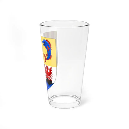 Arms of the French Region of Provence-Alpes-Côte dAzur (Spain) (Coat of Arms) Pint Glass 16oz - Go Mug Yourself