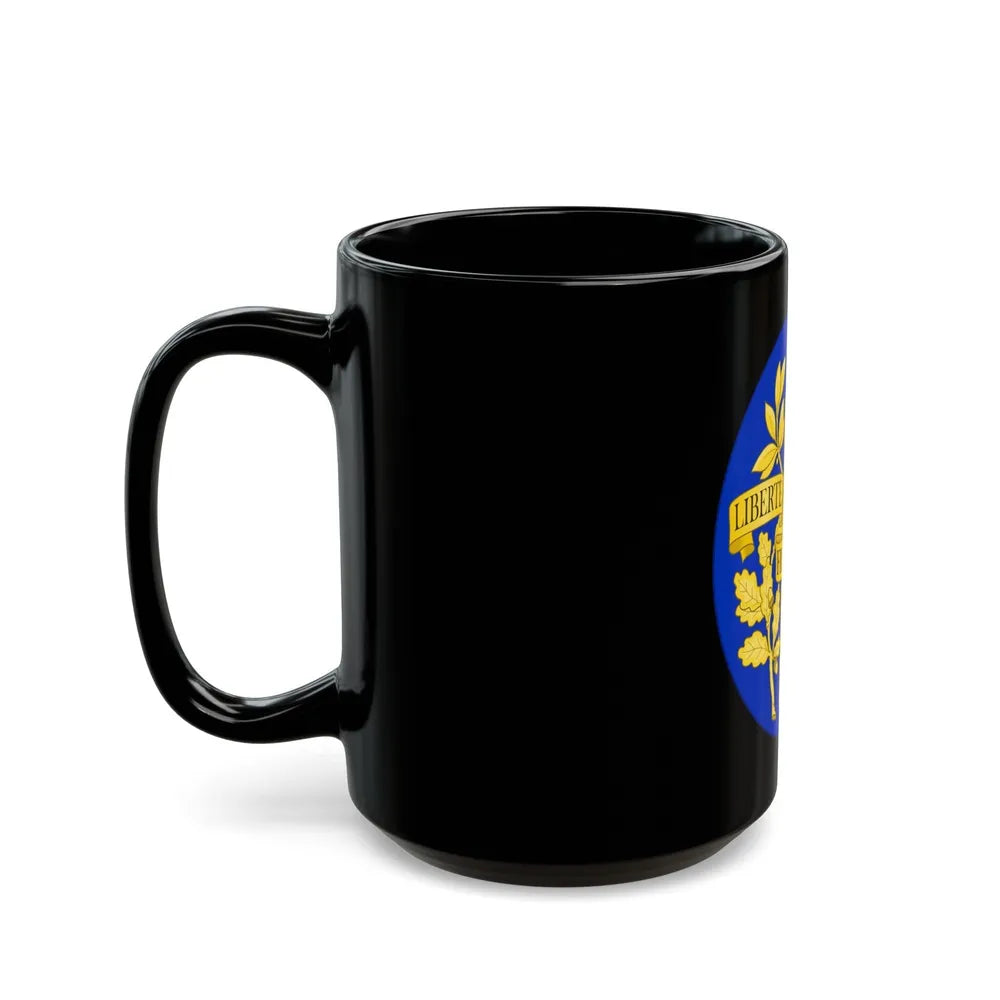 Arms of the French Republic - Black Coffee Mug-Go Mug Yourself