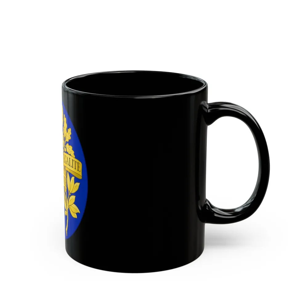 Arms of the French Republic - Black Coffee Mug-Go Mug Yourself