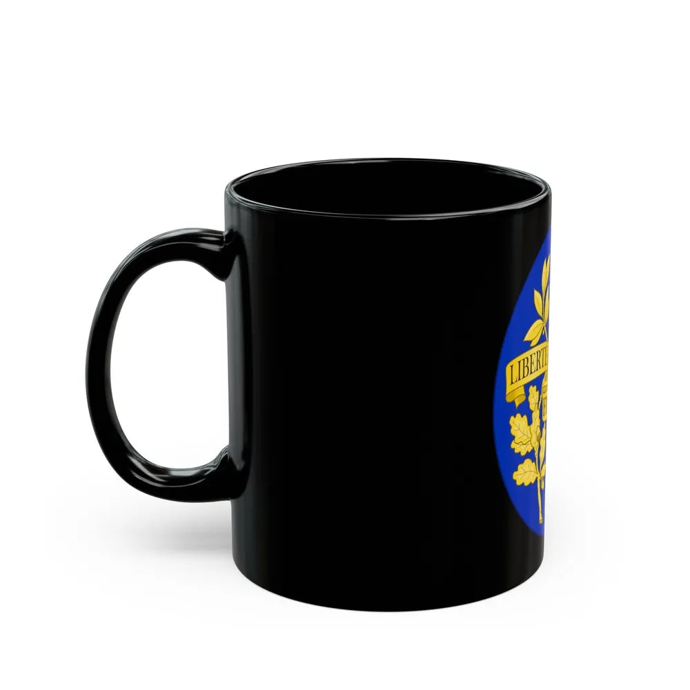 Arms of the French Republic - Black Coffee Mug-Go Mug Yourself