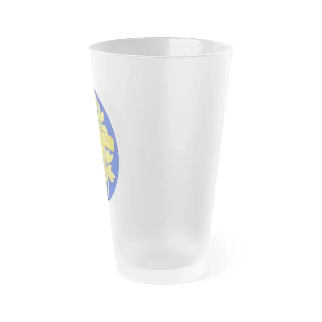 Arms of the French Republic - Frosted Pint Glass 16oz - Go Mug Yourself