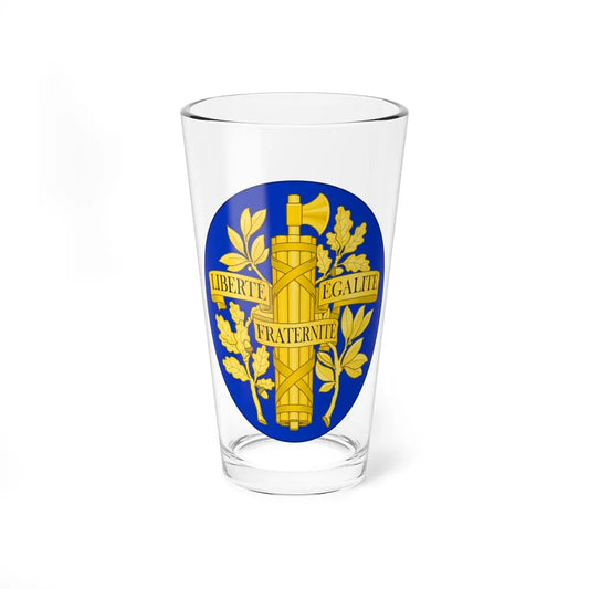 Arms of the French Republic - Pint Glass 16oz-16oz-Go Mug Yourself