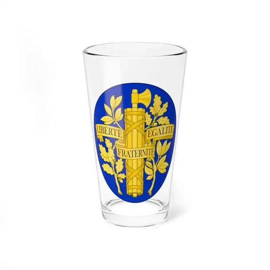 Arms of the French Republic - Pint Glass 16oz 16oz - Go Mug Yourself