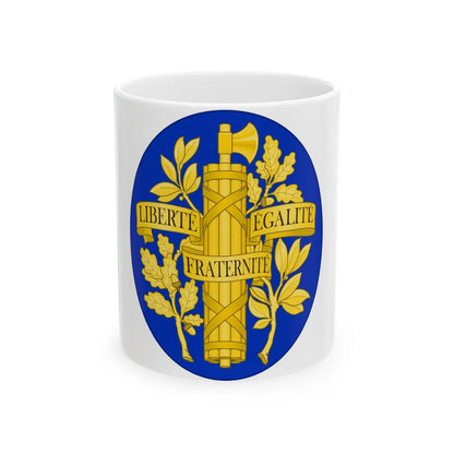 Arms of the French Republic - White Coffee Mug-11oz-Go Mug Yourself