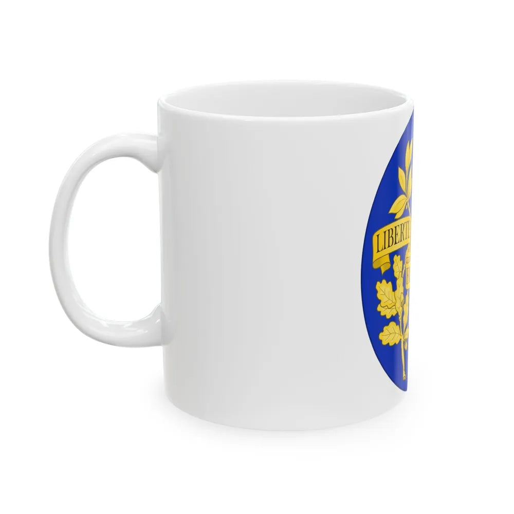 Arms of the French Republic - White Coffee Mug-Go Mug Yourself